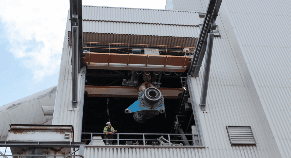 Revisie van tandwielkasten bij Heidelberg Materials